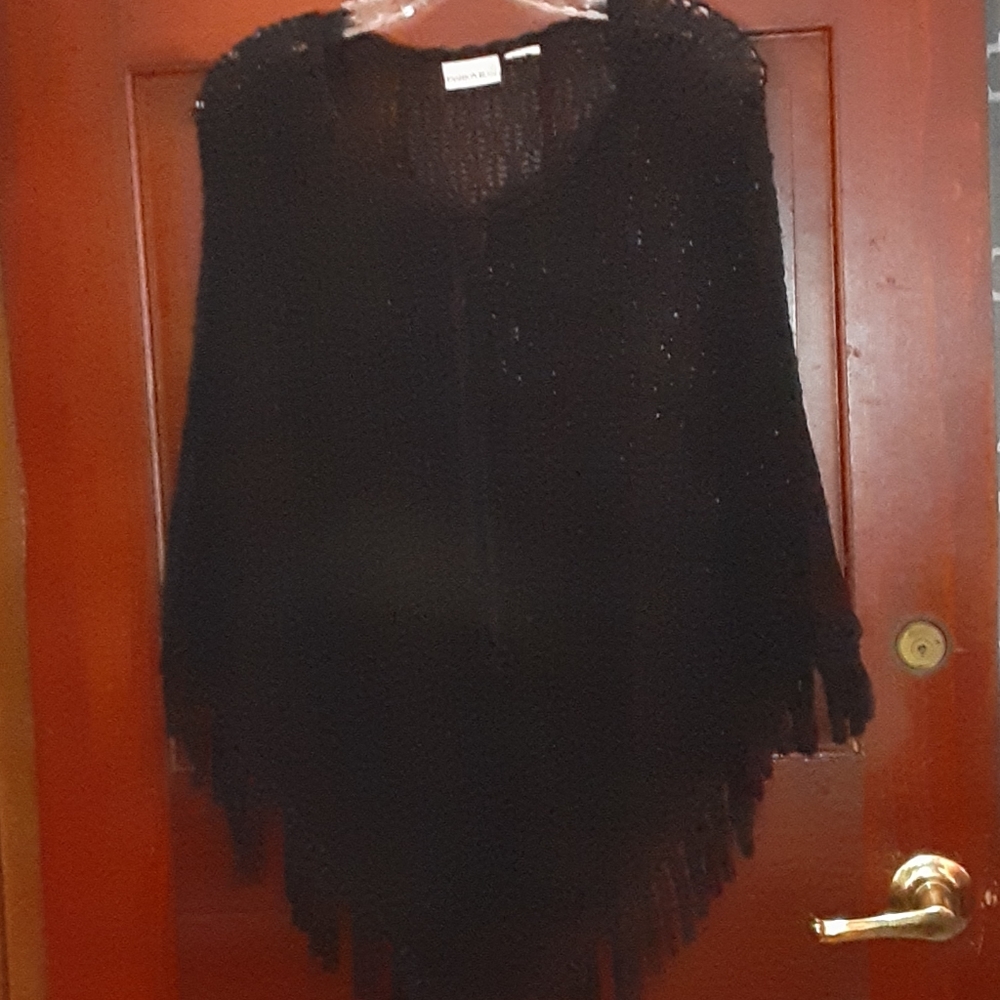 Sweater poncho
